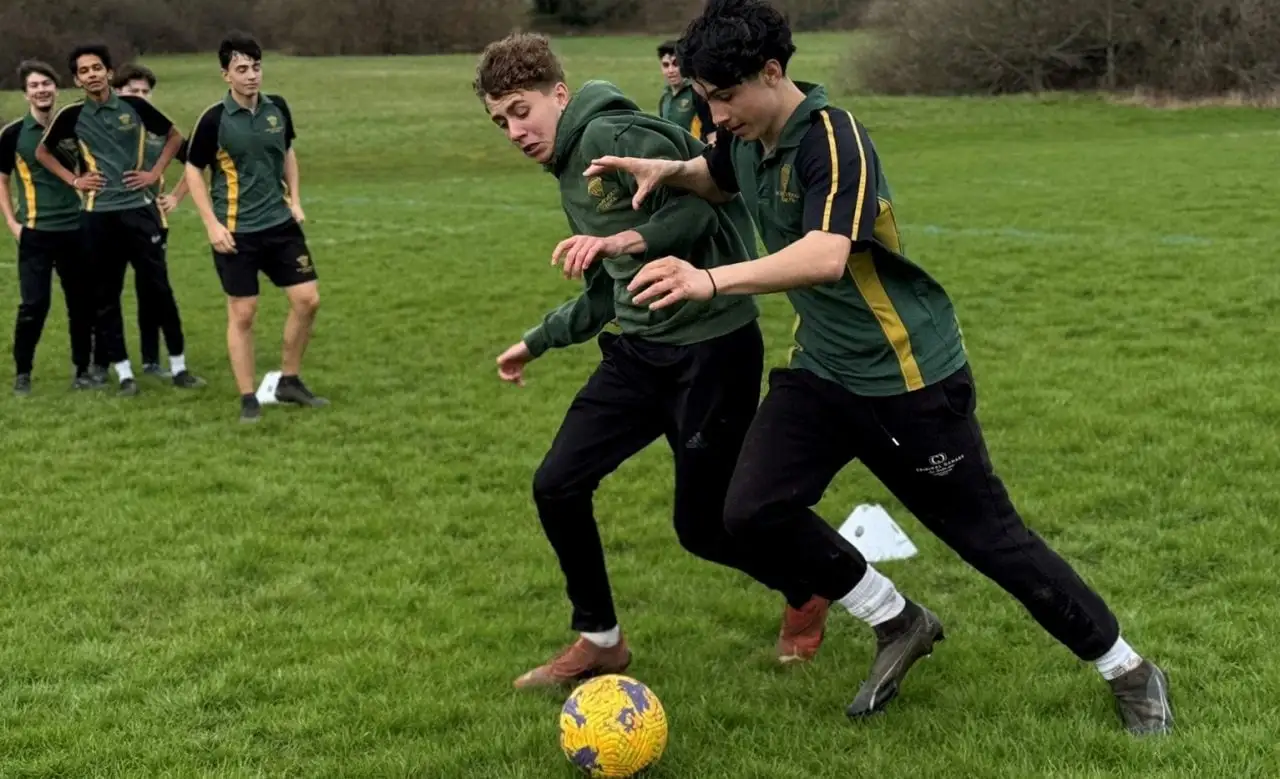 School-age players competing during a J-Stars session
