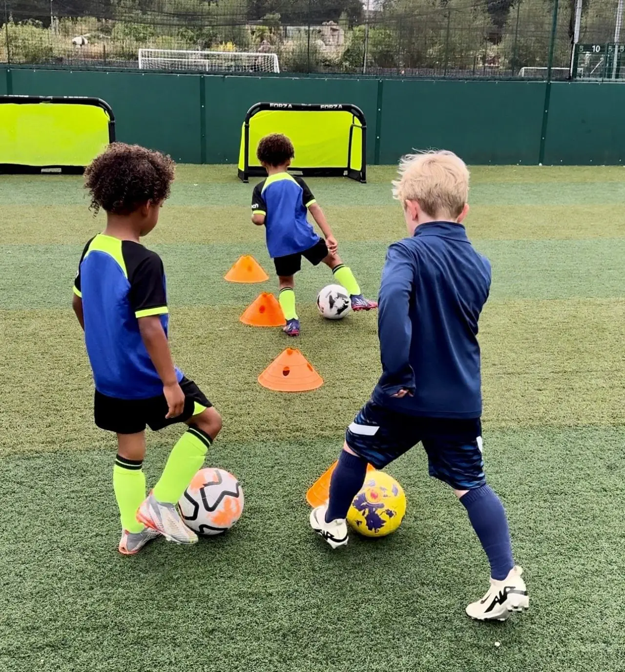 Mini Ballers training session